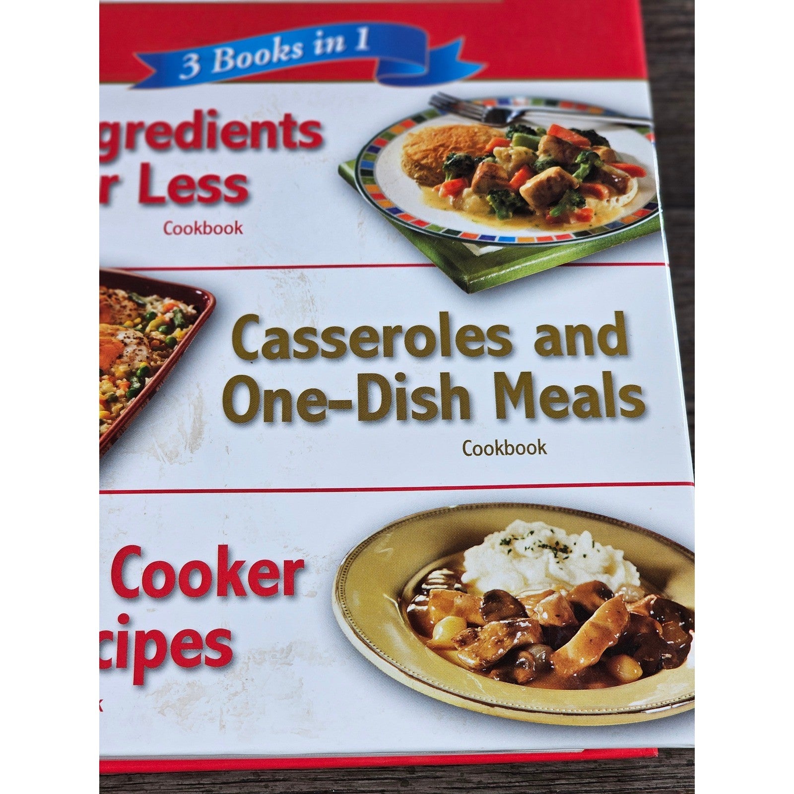 Campbell's 3-in-1 Cookbook Spiral Bound | 4 Ingredients Slow Cooker Casseroles