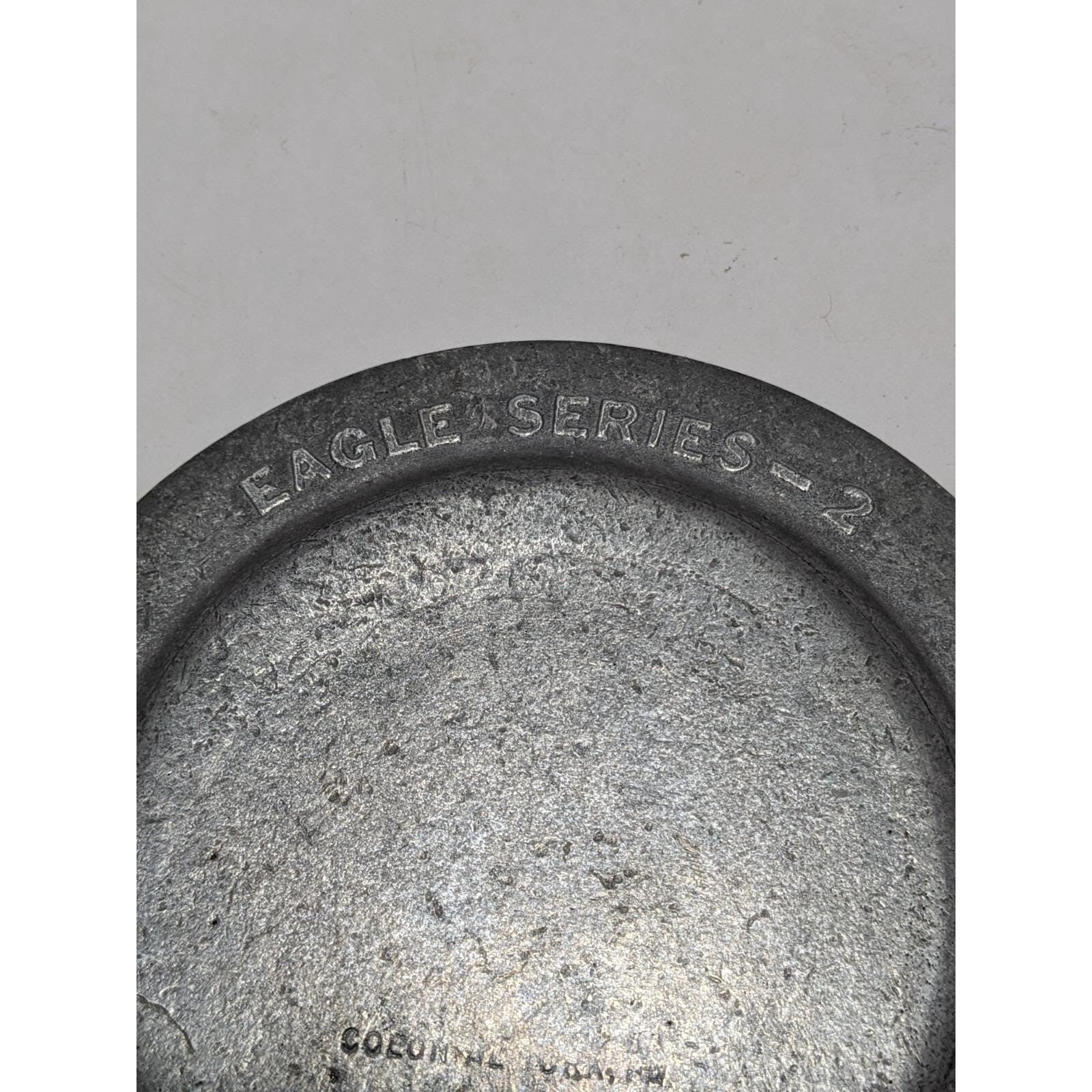 Pewtarex 1977  Eagle Plate CH Hardware Pewter Plate