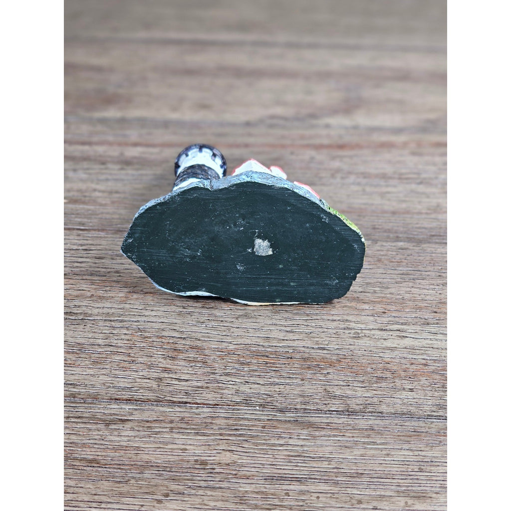 Miniature Lighthouse & Keeper's House Figurine Coastal Nautical Decor