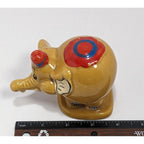 Vintage Edasa Circus Elephant Figurine Hand Painted Ceramic Elephant