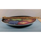 Furio Eden Fruit Platter Vintage Oval Porcelain Fruit Motif Serving Dish