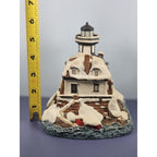 Harbour Lights Colchester Reef Lighthouse 1996 COA Winter