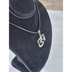 Vintage Om Pendant Necklace with Amethyst Stone