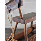 Colonial Wood Products Rocking Horse USA Rustic Nursery Decor