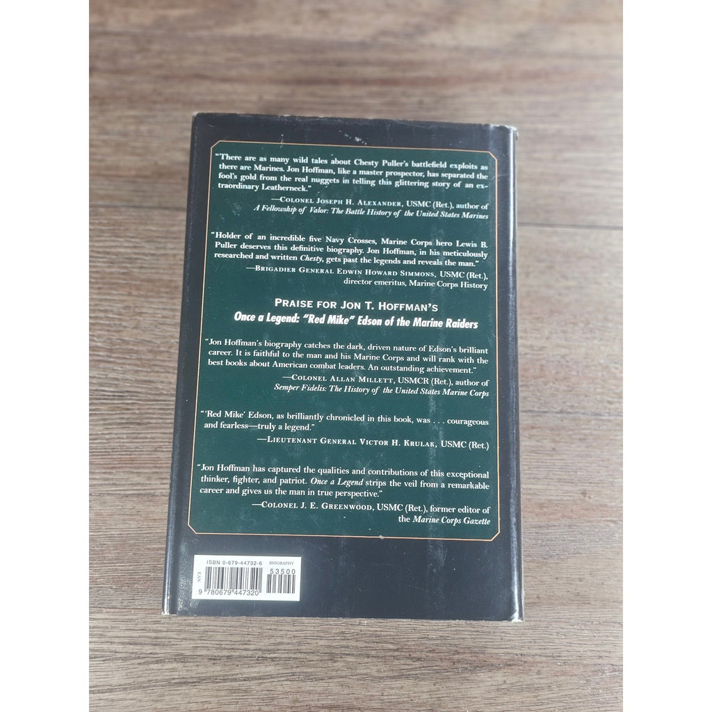 Chesty Lewis B Puller Biography 2001 Hardcover Jon T Hoffman