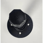 Black Pipe Shelf Bracket 7 Inch Industrial Metal Wall Mount