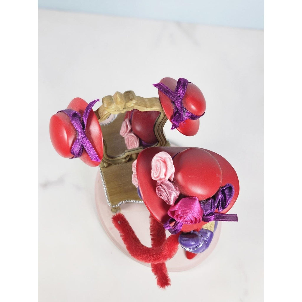 Hamilton Collection Classy n Sassy Bear Figurine Happy Hatters COA 5.5"