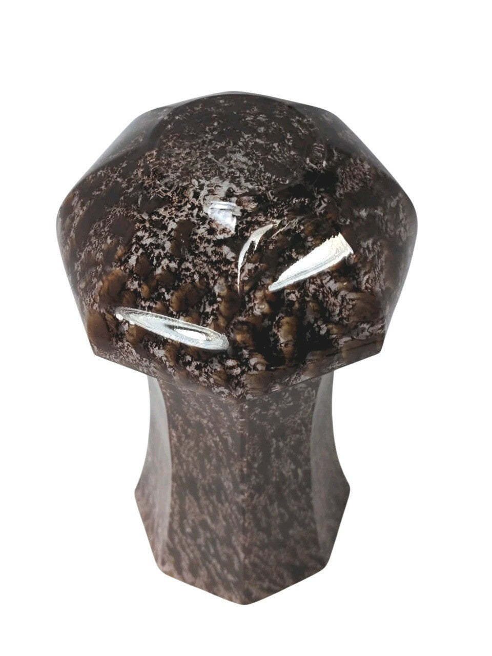 Vintage Red Speckled Glass Vase