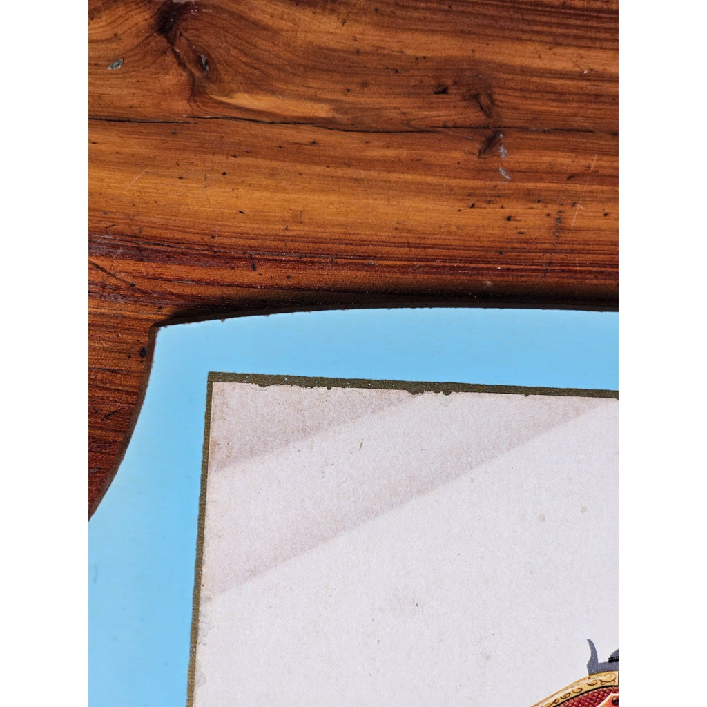 Vintage Firearms Illustration Wall Plaque – Austrian Wheellock Pistol 1655