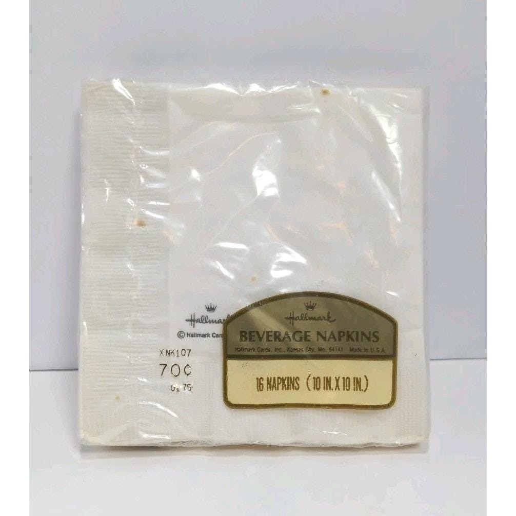 Vintage Hallmark Christmas Napkins Santa Holiday Unopened 16