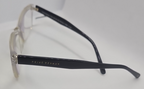 Prive Revaux The Professor Blue Light Reading Glasses Clear/Black With Case