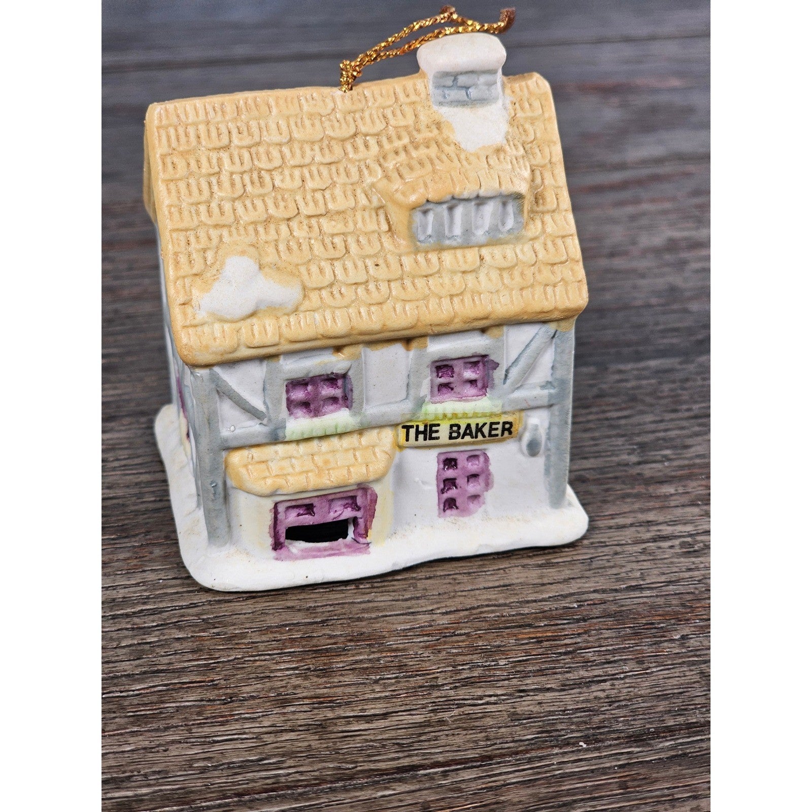 Vintage Reader's Digest The Baker House Ornament 1992 Ceramic