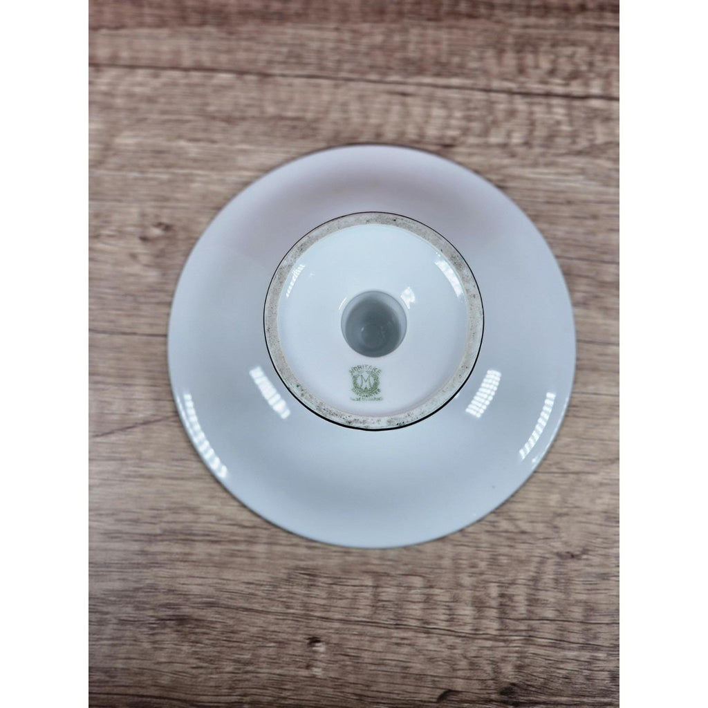 Vintage Noritake Mini Cake Stand Pedestal Scenic Plate 1930s