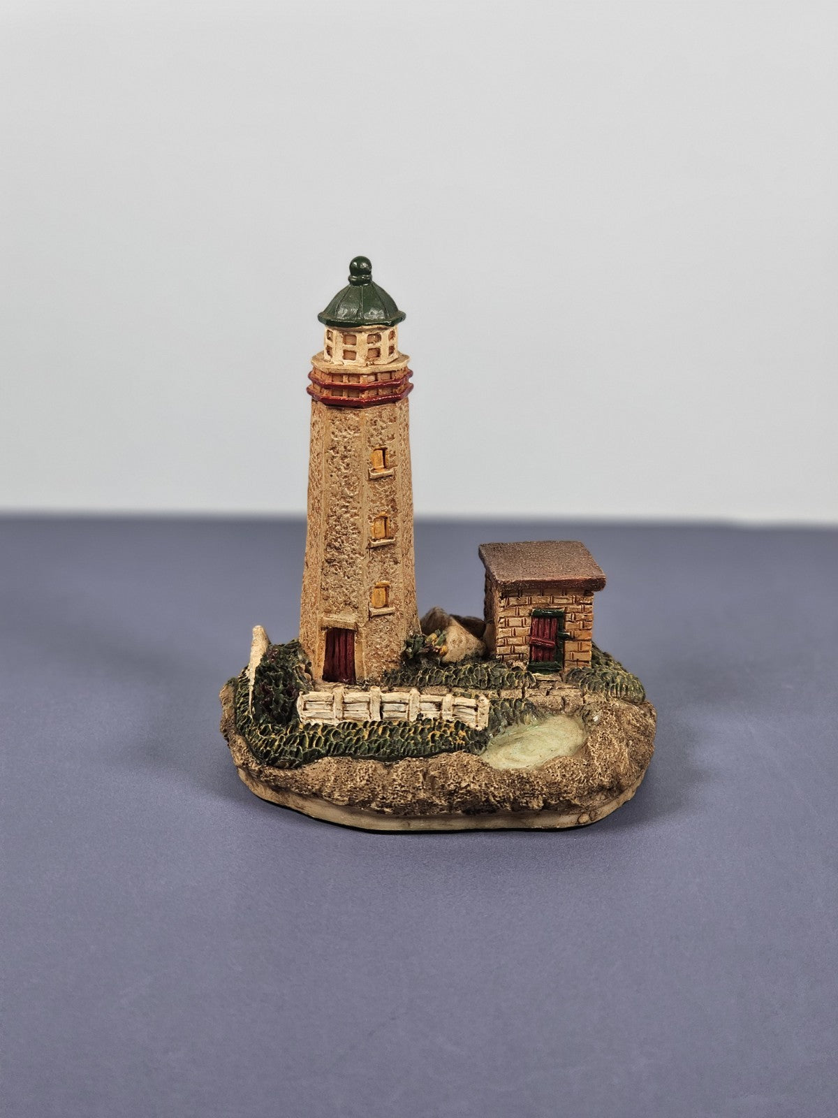 Vintage Ks Collection Lighthouse Figurine Handcrafted Resin Coastal Decor
