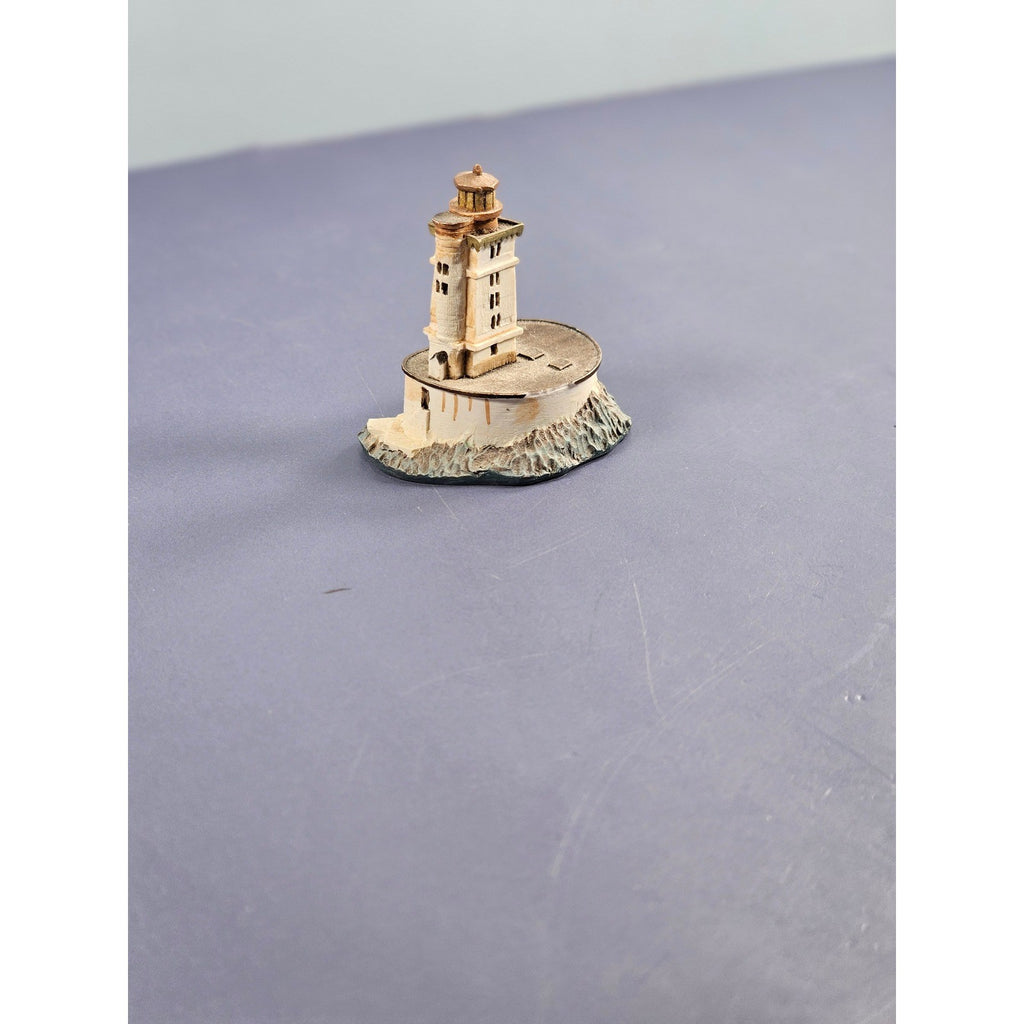 St. George Reef Lighthouse Thimble Miniature Coastal Decor Collectible Chipped