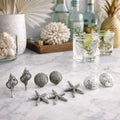 Set of 8 Sea Life Table Decor Sand Dollar Starfish Shell Coastal Decor