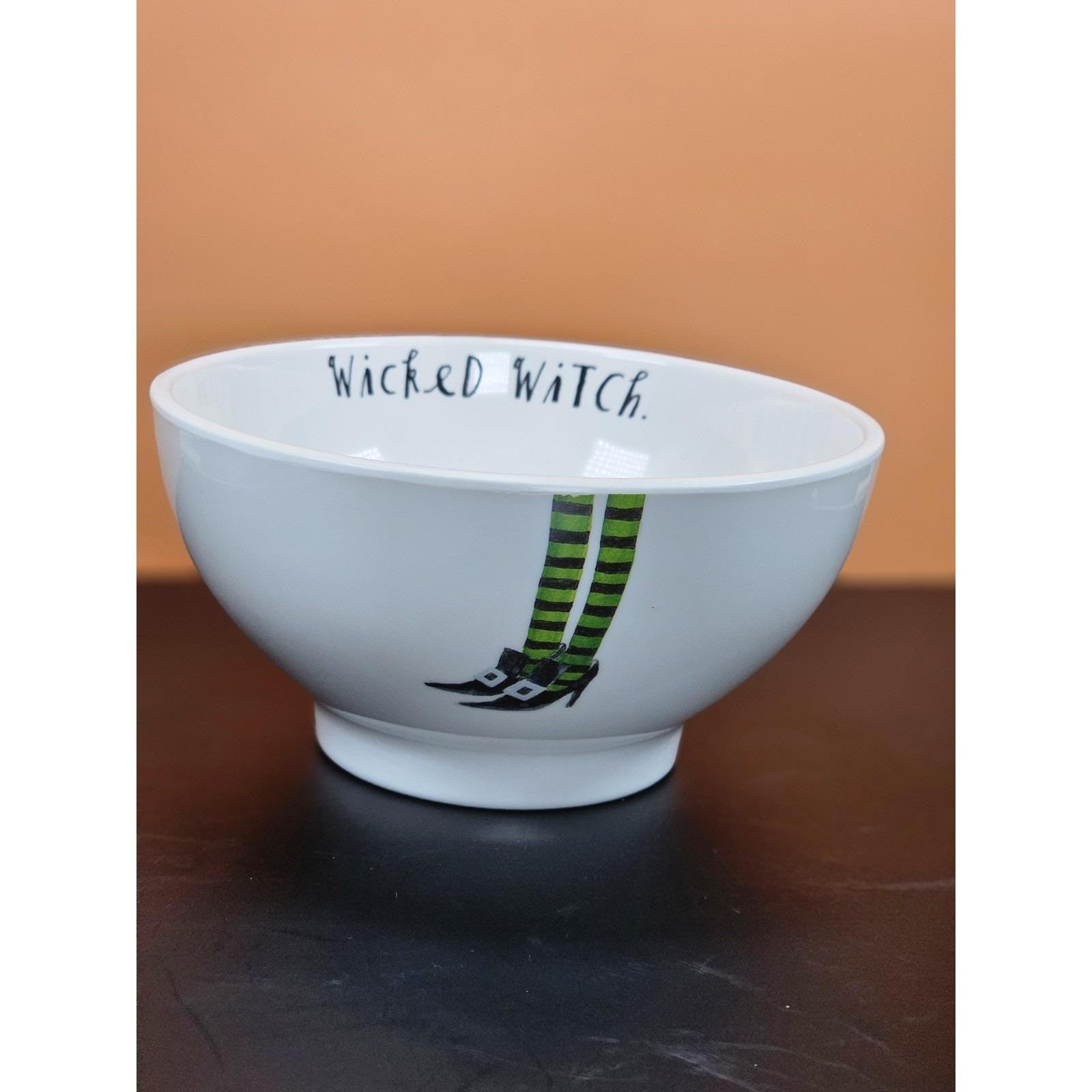 Set Of 5 Rae Dunn Witch Legs Halloween Bowls