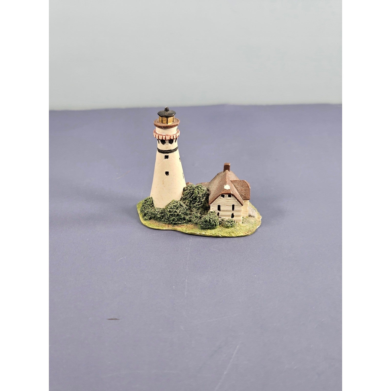 Vintage Grosse Point Lighthouse Thimble Miniature Lighthouse Souvenir