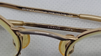 Essence Essentials 2008 Gold/Silver Woman Eyeglasses Half-Rim 48 21 140mm w/case