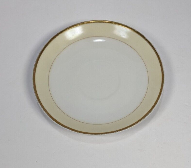 Noritake Dawn Saucer with Gold Trim – 5 5/8" Diameter
