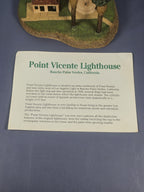 Vintage The Danbury Mint 1993 POINT VICENTE LIGHTHOUSE Sculpture