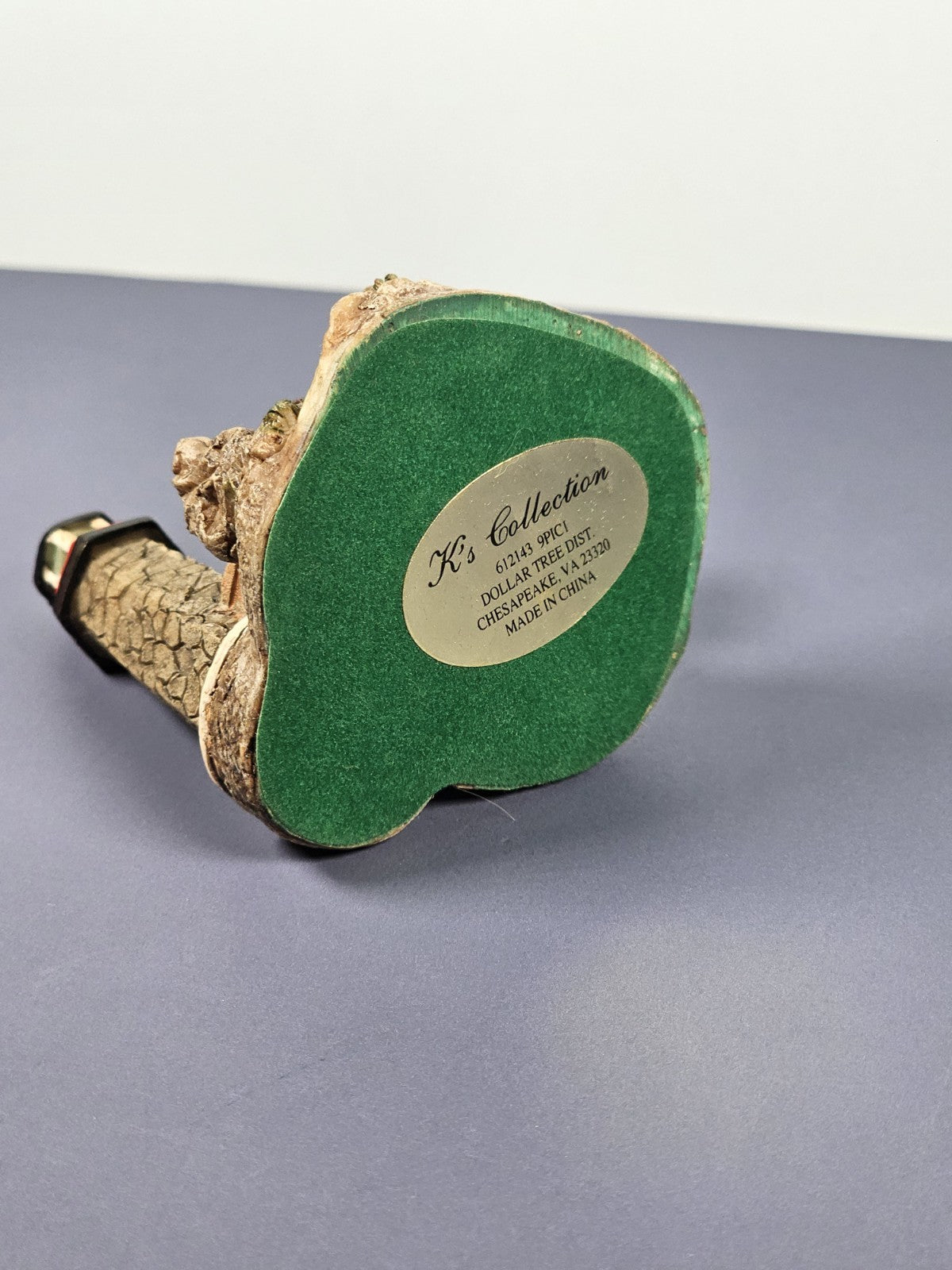 Vintage Ks Collection Lighthouse Figurine With Palm Tree & Cottage