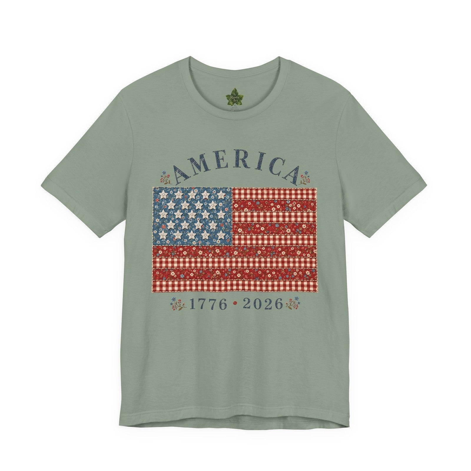 America 1776-2026 Flag Tee | Vintage Stars and Stripes