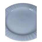 CorningWare French White Ribbed Plates Set of 2 8.25 Inch Salad Plates