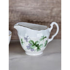 Vintage Adderley Bone China Creamer & Sugar Bowl Set England