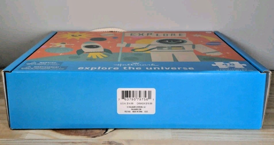Hallmark Explore the Universe 48-Piece Space Puzzle – New, Complete