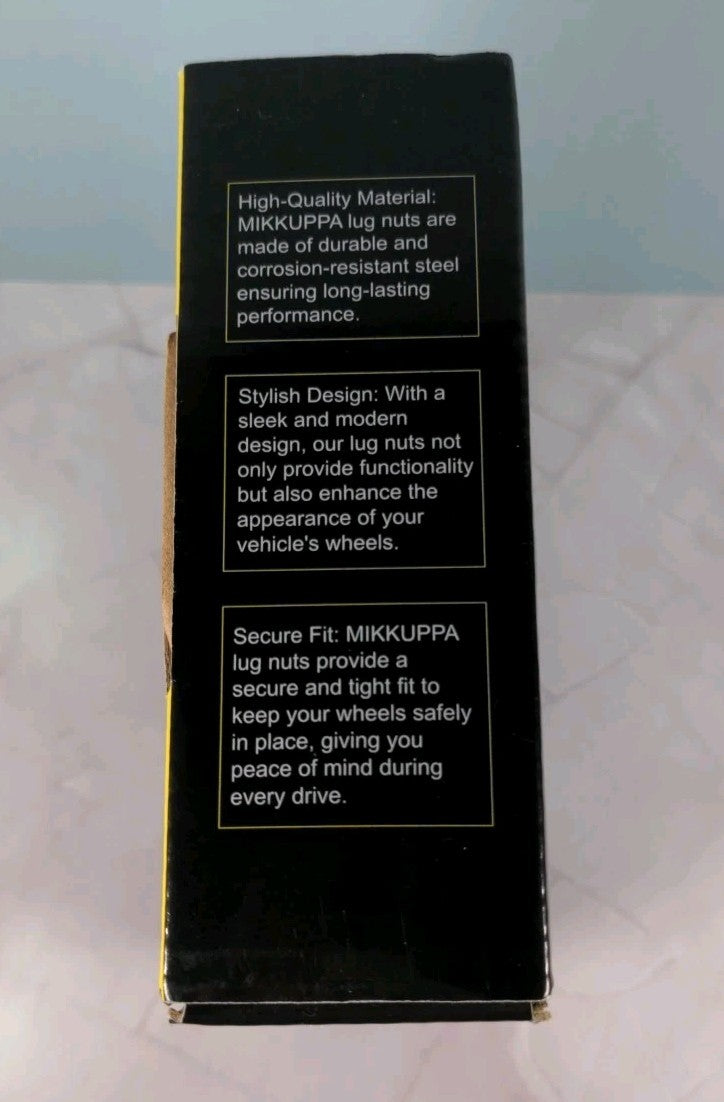 MIKKUPPA M12x1.5 Lug Nut Set (Total of 20 Lug Nuts) READ