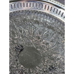 Vintage Irvinware Silver Plated Serving Tray 13" Engraved USA