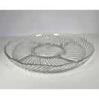Crystal Clear Studios Ashford Glass Platter 11.25 Inch