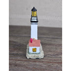 Mini Lighthouse Figurine Coastal Decor Resin Lighthouse Nautical Shelf Art