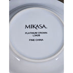 Mikasa Platinum Crown Fine China Rim Soup Bowl L3428 Vintage