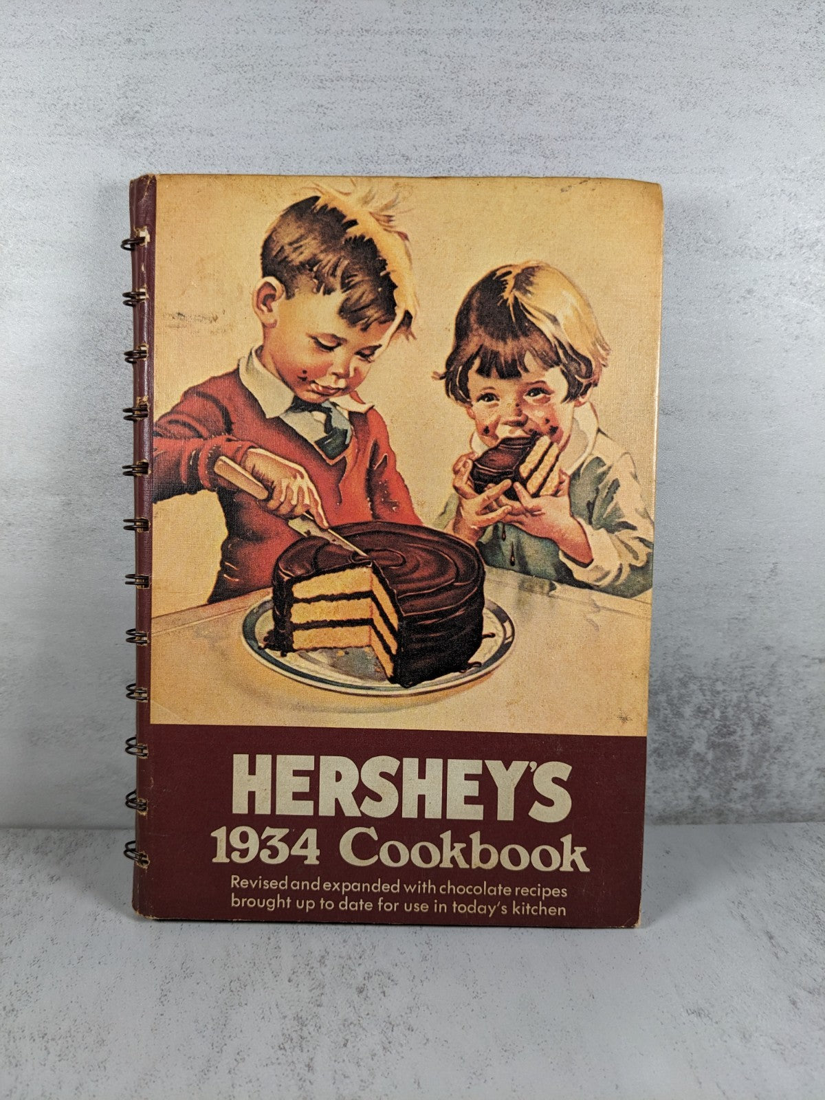 Hershey’s 1934 Cookbook Chocolate Recipes Baking Desserts Hardcover Book (1971)