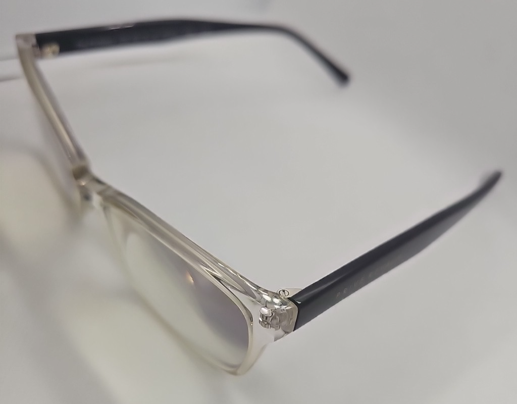 Prive Revaux The Professor Blue Light Reading Glasses Clear/Black With Case