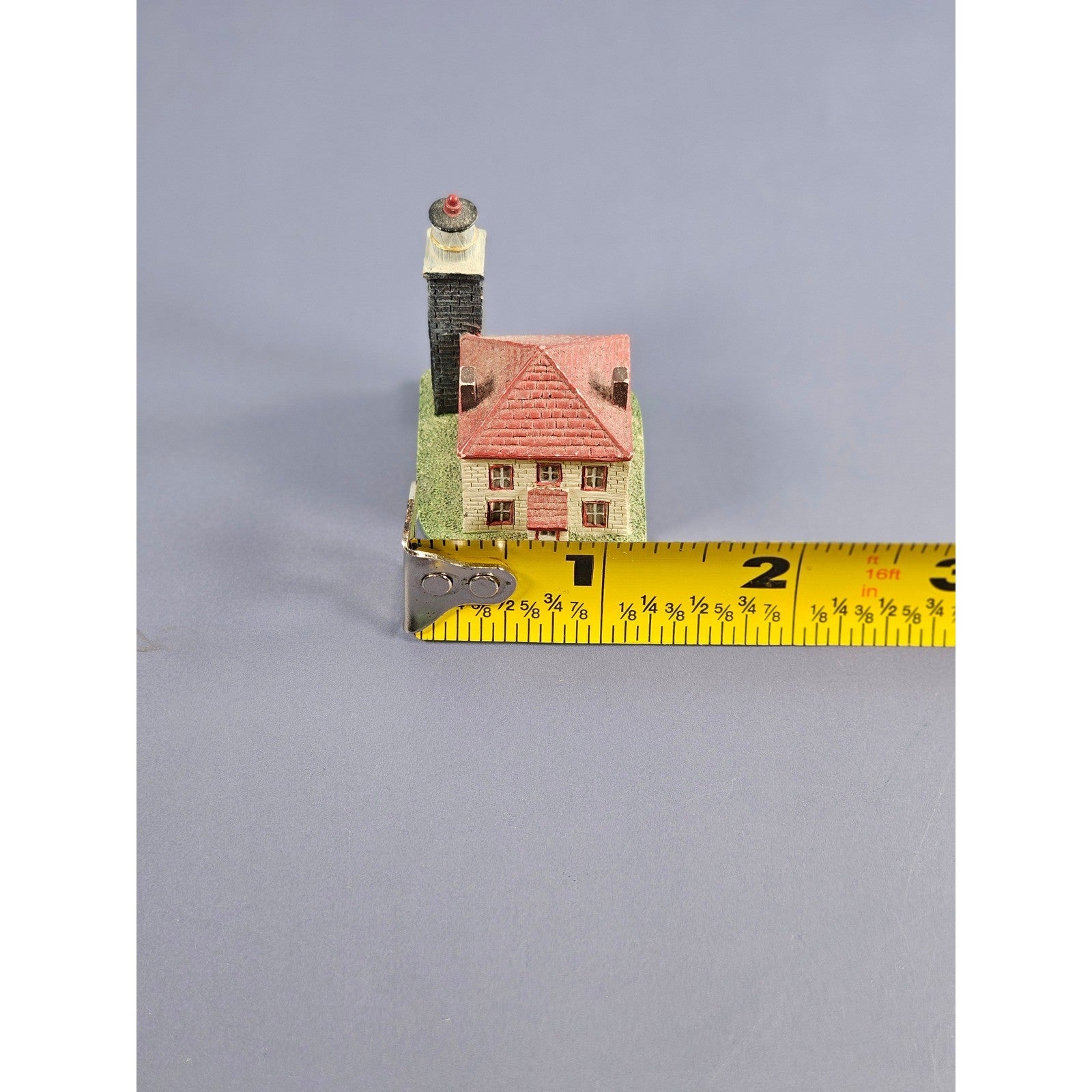 Vintage Rose Island Lighthouse Thimble Miniature Nautical Souvenir