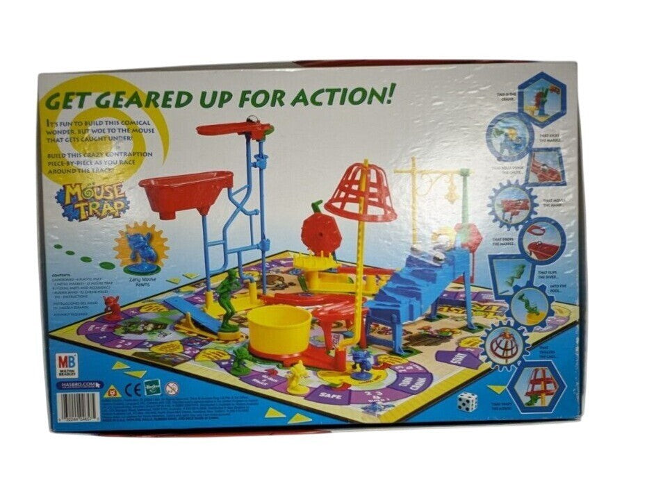 Mouse Trap Board Game By Hasbro & Milton Bradley - Complete Set For Ages 6+