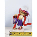 Hamilton Collection Happy Hatters Teddy Bear Figurine COA Limited Edition