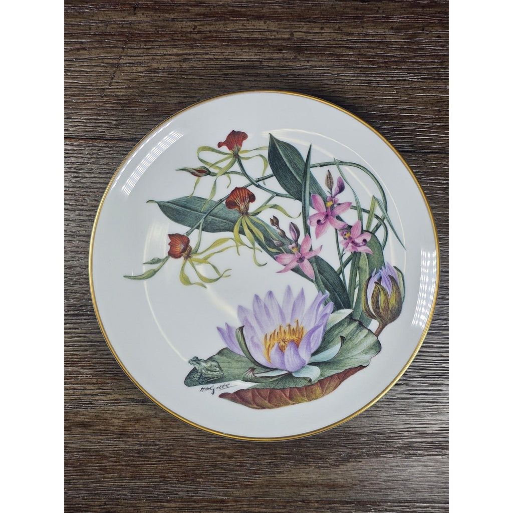 Franklin Mint Florida Everglades Wildflowers Plate 1978