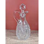 Vintage EAPG Imperial Glass Cruet Octagon Bellaire 7" – Damaged Stopper