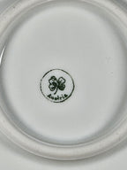 11″ Austria Floral Plate Platter Vintage Porcelain Hand-Painted Gold Trim Rustic