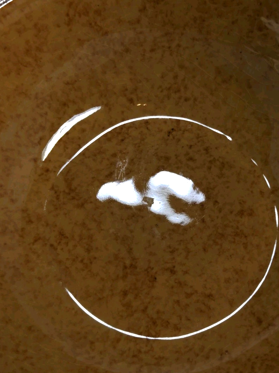 Terrafirma Ellen Evans Pottery 1998 Lid Garlic Brown Glaze Ceramic Covered Bowl