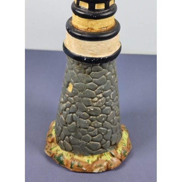 KS Collection Lighthouse Figurine Rock Texture Coastal Decor