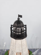 Lefton Historic American Lost Lights Wolf Island Georgia Lighthouse Model
