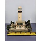 Danbury Mint Kan Non Zaki Lighthouse Figurine COA Japan