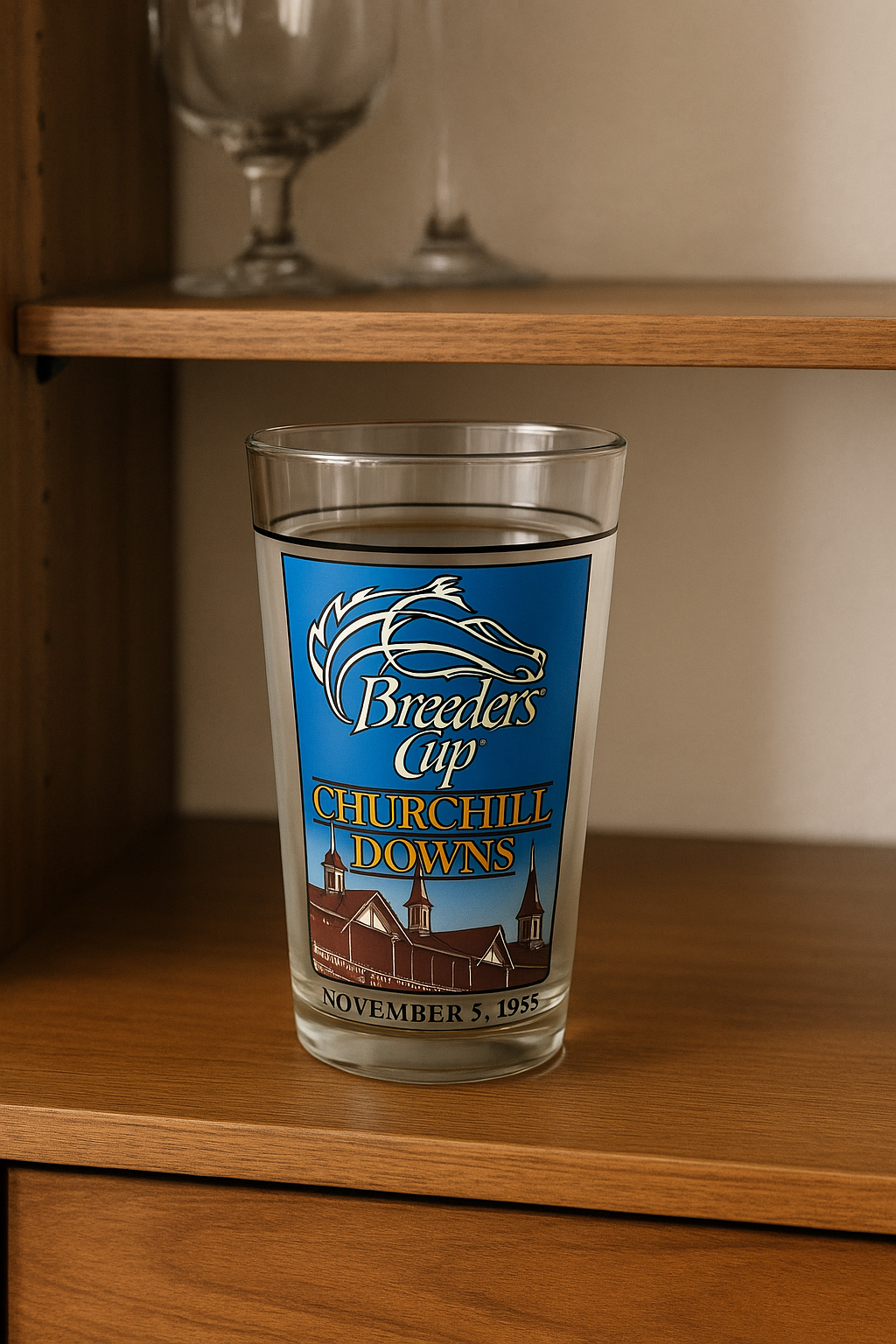 Vintage Breeders’ Cup 1988 at Churchill Downs Racing Glass by Libbey