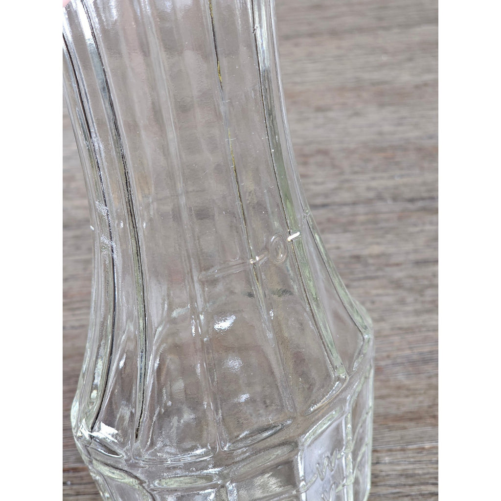 Vintage Good Seasons Glass Cruet Bottle 7.5" No Lid Vase