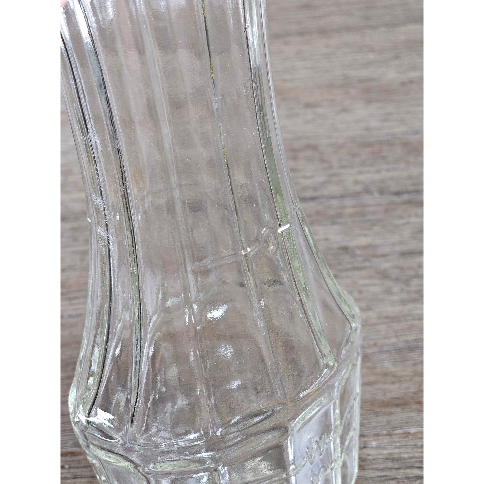 Vintage Good Seasons Glass Cruet Bottle 7.5" No Lid Vase